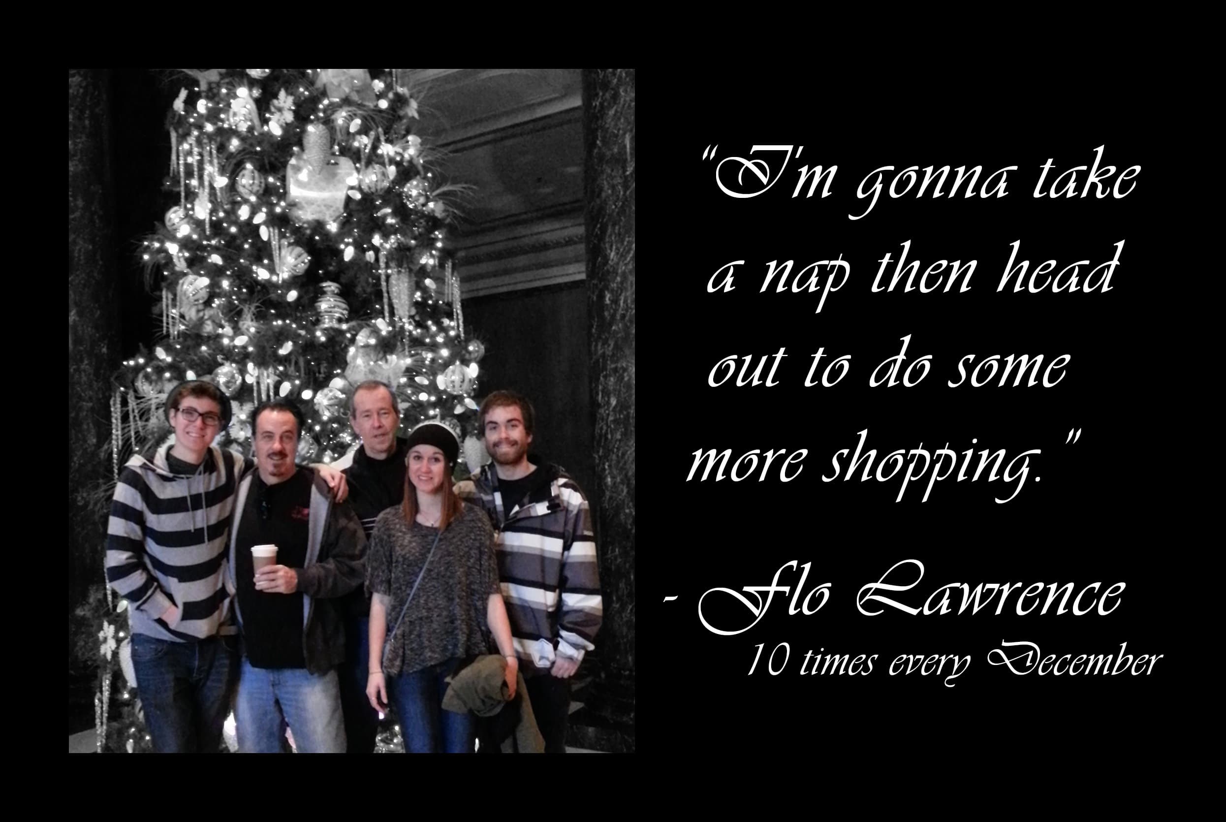 Nap and go shopping